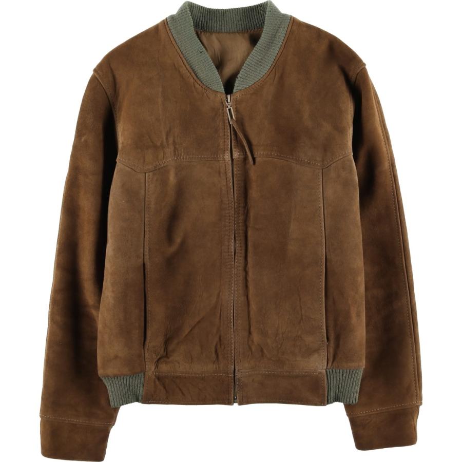 古着 スエードレザーブルゾン メンズL相当 ヴィンテージ /eaa604265