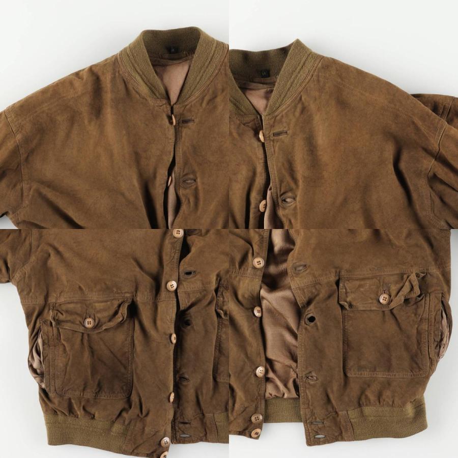 古着 スエードレザーブルゾン メンズXL相当 ヴィンテージ /eaa604268