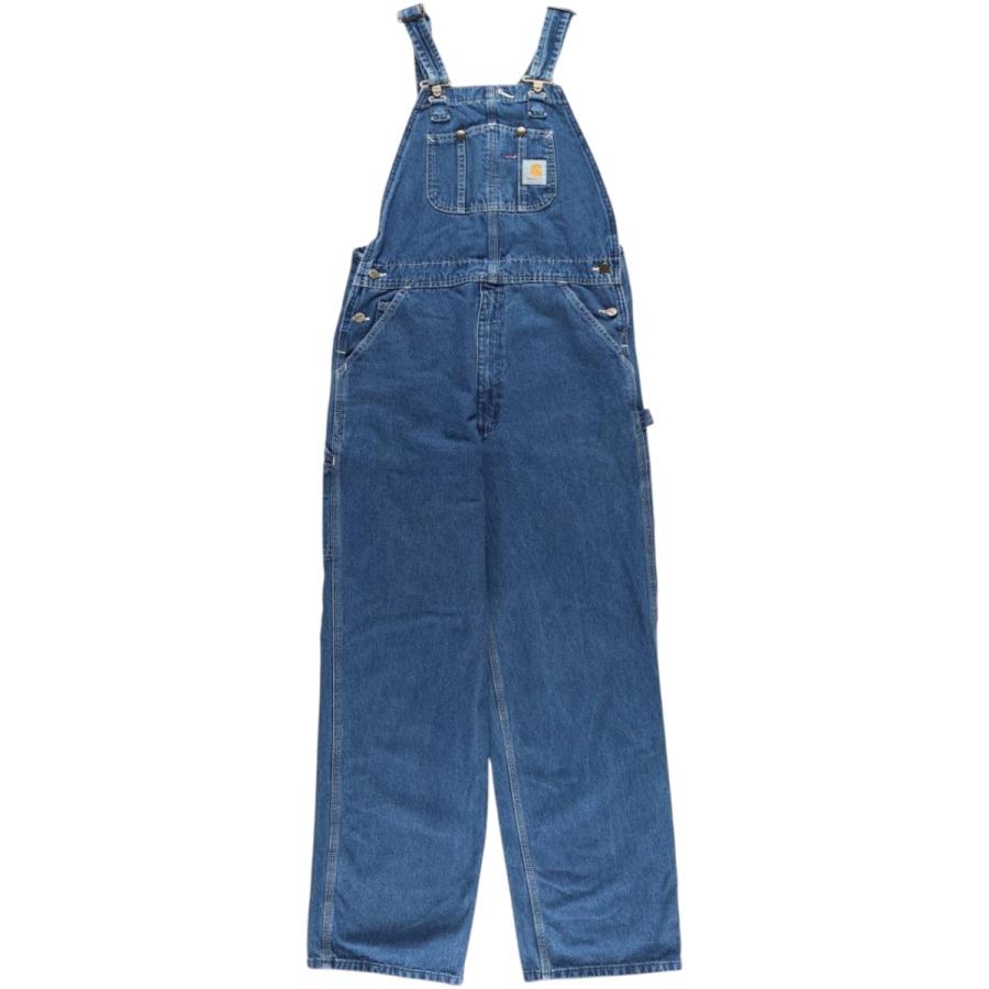 古着 カーハート Carhartt デニムオーバーオール メンズw33相当/eaa604288 Carhartt（カーハート） 古着 デニムオーバーオール メンズw33相当