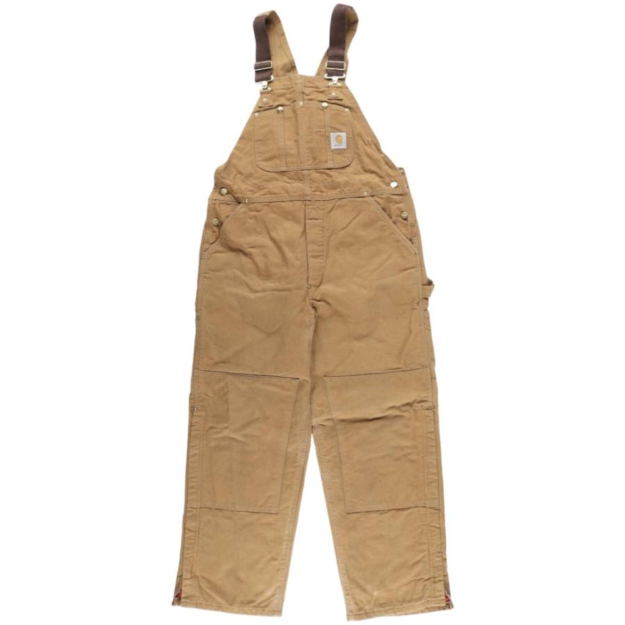 90s Carhartt カーハート ダブルニー オーバーオール Carhartt（カーハート） 古着 80~90年代 中綿入り ダブルニー ダック