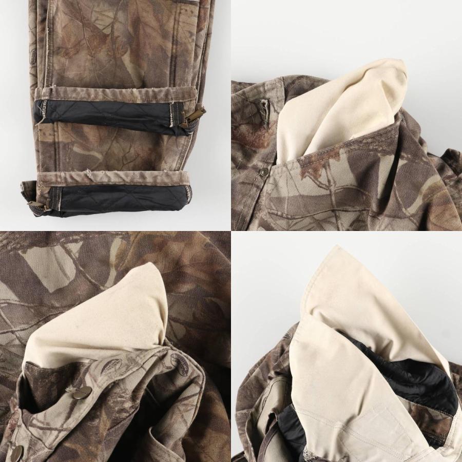 カーハート グレー系 オーバーオール メンズ ロゴ ファスナー パンツ 古着 中古・古着通販】CarHartt (カーハート) オーバーオール グレー サイズ