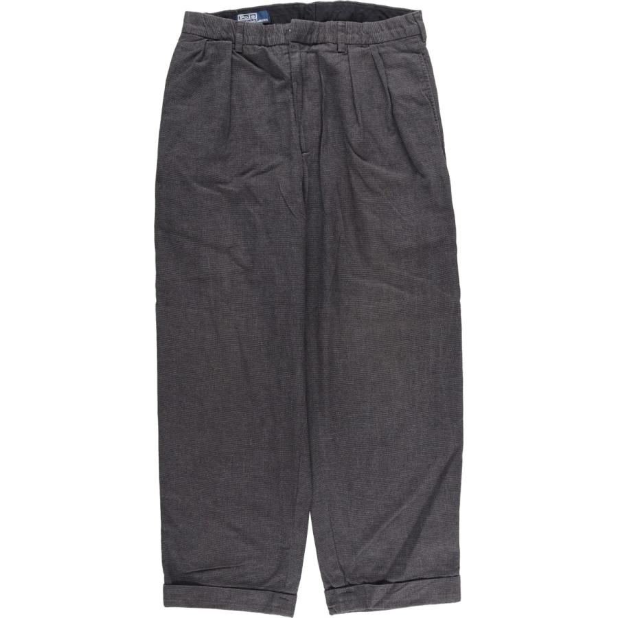 古着 ラルフローレン Ralph Lauren POLO by ツータック スラックス