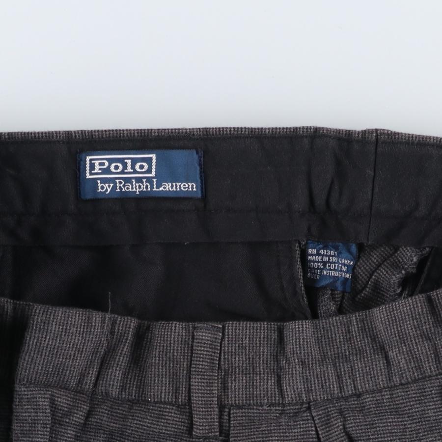 古着 ラルフローレン Ralph Lauren POLO by ツータック スラックス