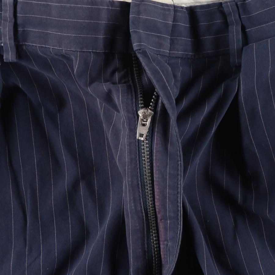 古着 ラルフローレン Ralph Lauren POLO by ストライプ柄 ツータック