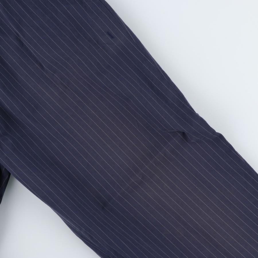 古着 ラルフローレン Ralph Lauren POLO by ストライプ柄 ツータック