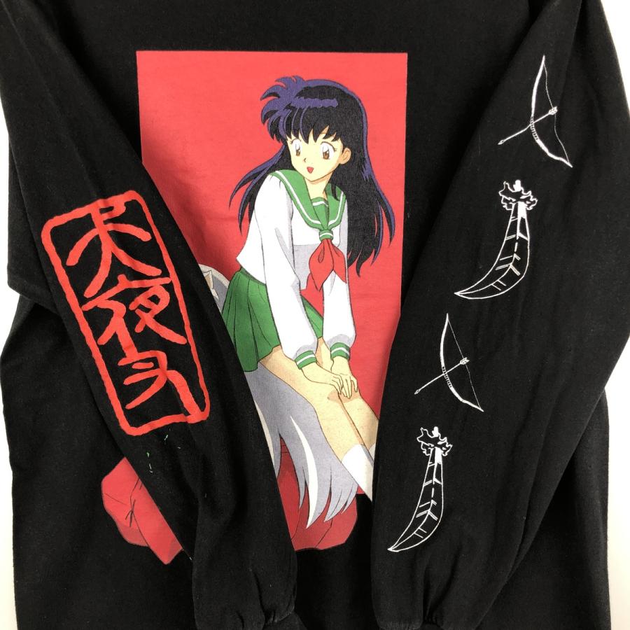 古着 INUYASHA 犬夜叉 日暮かごめ アニメ キャラクタープリントロングT