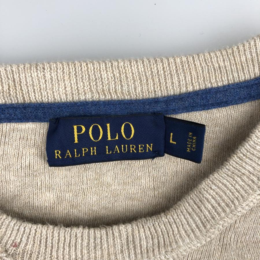 古着 ラルフローレン Ralph Lauren POLO Ralph Lauren コットンニットセーター メンズL相当/eaa604479 古着 ラルフローレン Ralph Lauren POLO コットンニットセーター