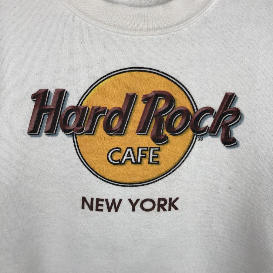 古着 HARD ROCK CAFE ハードロックカフェ アドバタイジング スウェット
