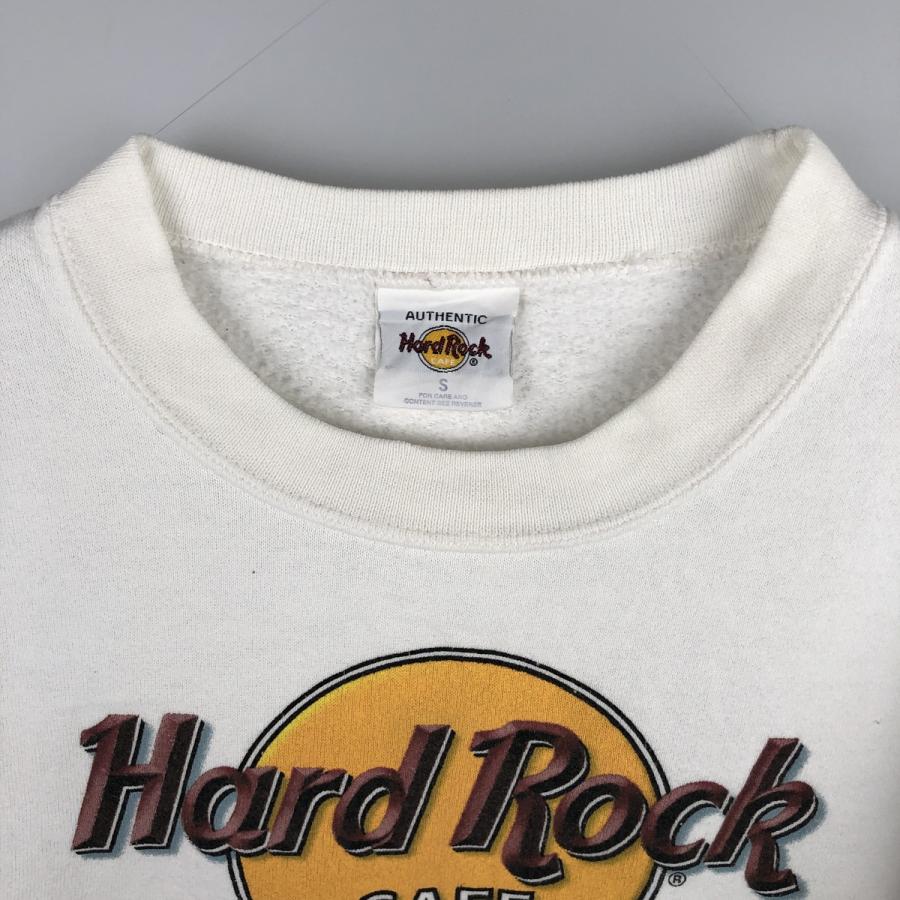 古着 HARD ROCK CAFE ハードロックカフェ アドバタイジング スウェット