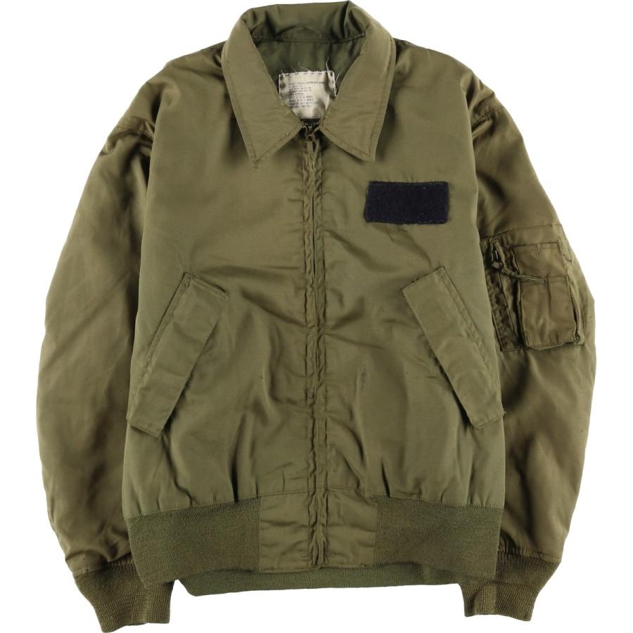 古着 70年代 米軍実品 ミリタリー フライトジャケット USA製 LARGE 