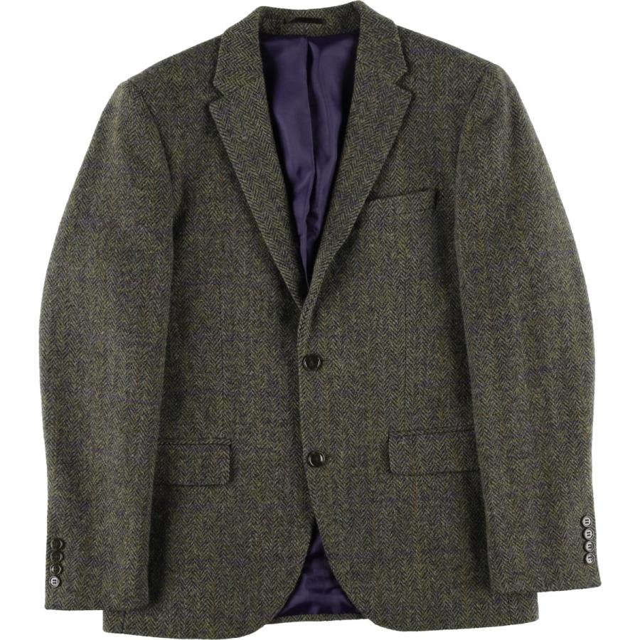 HARRIS TWEED（ハリスツイード） 古着 チェック柄 ウールテーラード