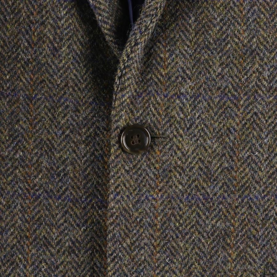 HARRIS TWEED（ハリスツイード） 古着 チェック柄 ウールテーラード