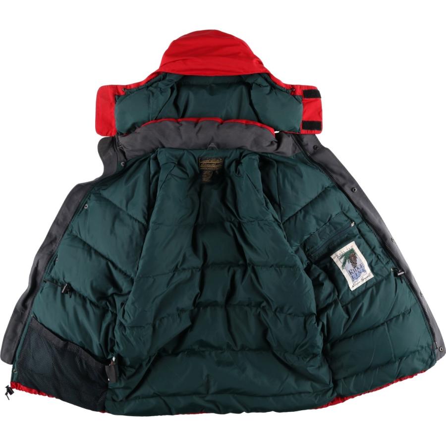 ジャケット・アウター 90s Eddie Bauer Plaid Hoodie Eddie Bauer(エディーバウアー) 90S Vintageジャケット レッド サイズ