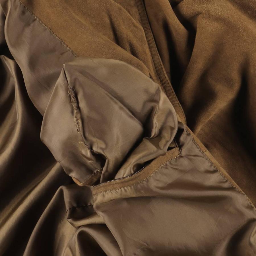 古着 JUST LEATHER バルスタージャケット スエードレザーブルゾン