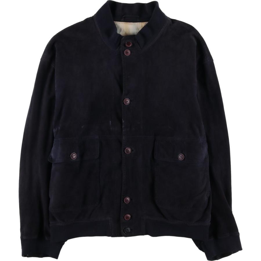 古着 カールラガーフェルド KARL LAGERFELD HOMME バルスタージャケット スエードレザーブルゾン メンズXL相当 /eaa604591 | KARL LAGERFELD