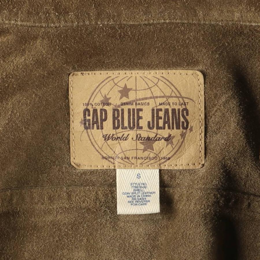 GAP BLUE JEANS スウェード トラッカージャケット M GAP（ギャップ） 古着 GAP BLUE JEANS トラッカージャケット スエード