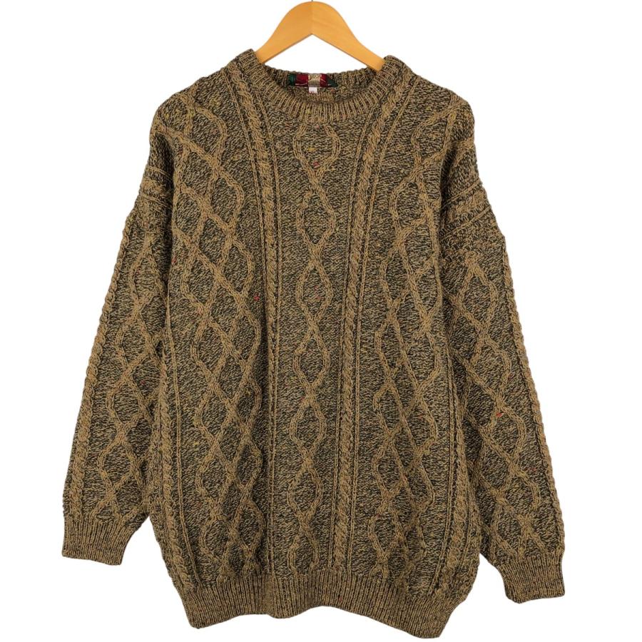 古着 90年代 オービス ORVIS フィッシャーマン アランニットセーター