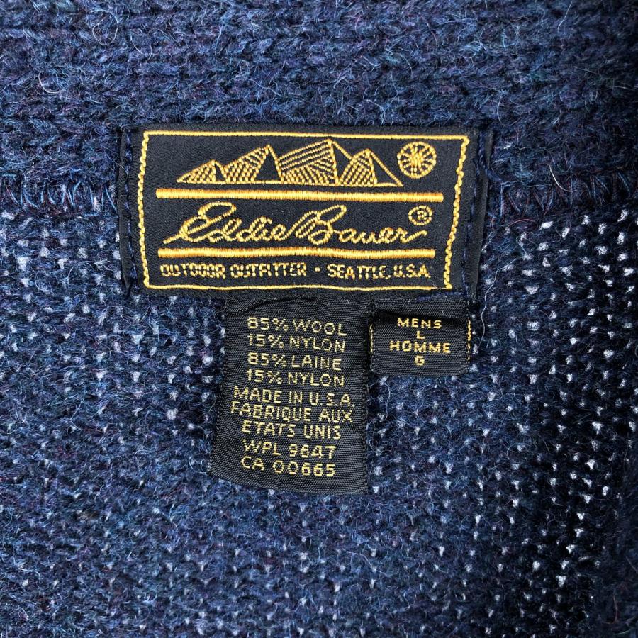 Eddie Bauer（エディーバウアー） 古着 80~90年代 黒タグ ショール