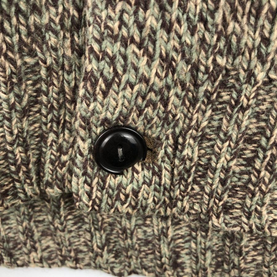 古着 ラルフローレン Ralph Lauren POLO by ウールニットカーディガン