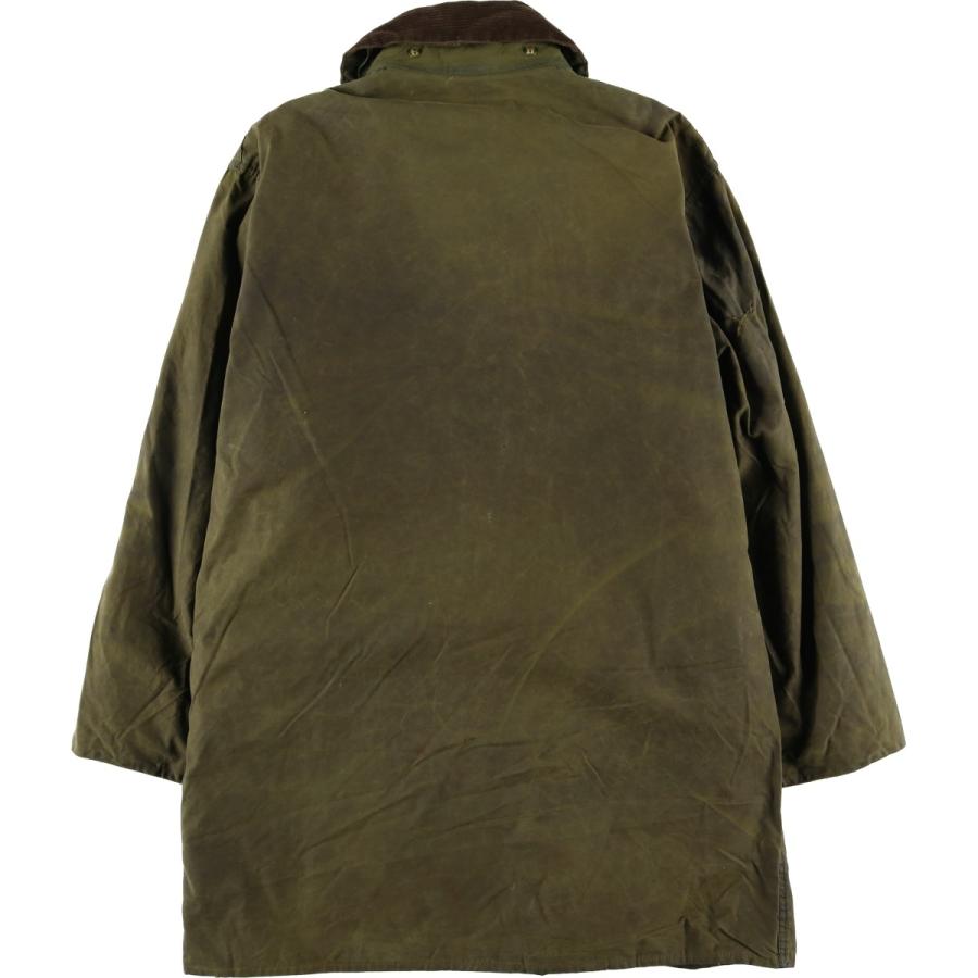 古着 00年代 バブアー Barbour BORDER ボーダー ワックスコットン