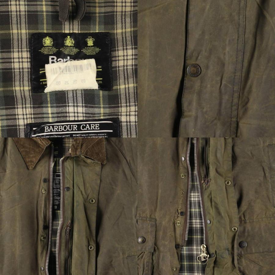 古着 90年代 バブアー BEAUFORT ビューフォート 旧3ワラント オイルド