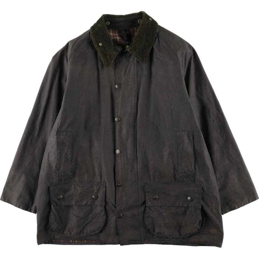古着 90年代 バブアー Barbour BEAUFORT ビューフォート 旧3ワラント オイルド ハンティングジャケット 英国製 C46 メンズXL相当 ヴィンテージ/eaa604810 古着 90年代 バブアー BEAUFORT ビューフォート 旧3ワラント オイルド