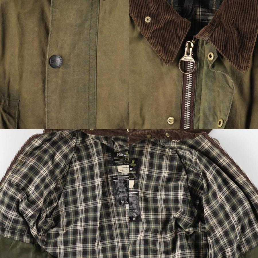 古着 80~90年代 バブアー Barbour BEDALE ビデイル 旧3ワラント
