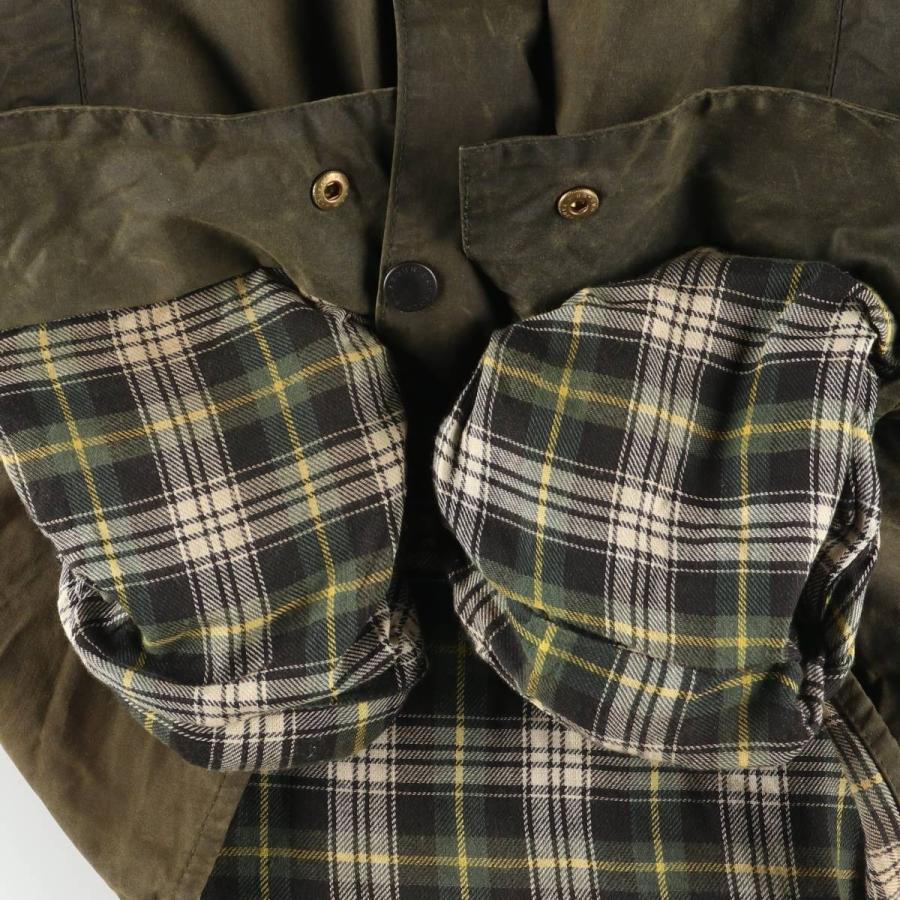 古着 90年代 バブアー BEAUFORT ビューフォート 旧3ワラント オイルド