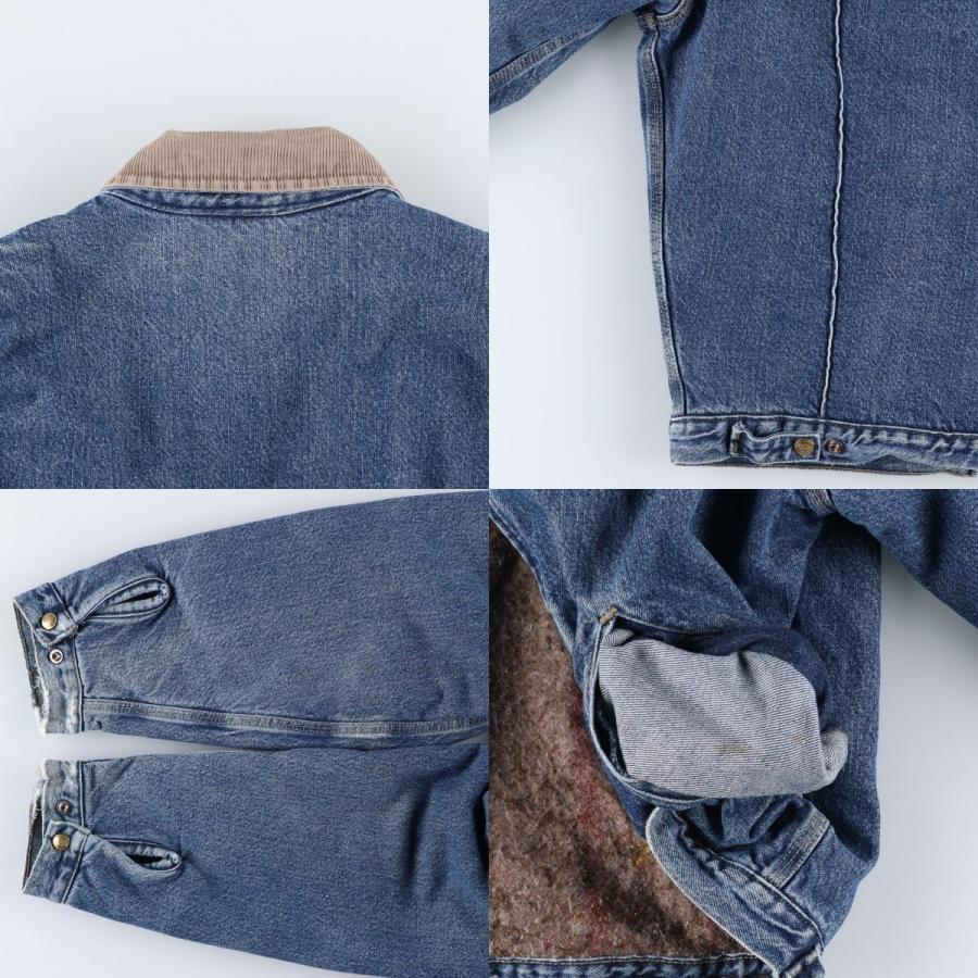 90s ディッキーズ デトロイトジャケット XL 企業ロゴ USA製】90S ディッキーズ Dickies デトロイトジャケット XL ダック