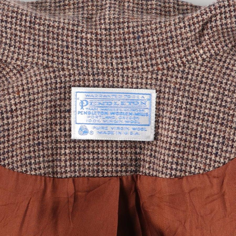 PENDLETON（ペンドルトン） 古着 70年代 チェック柄 ウールテーラード