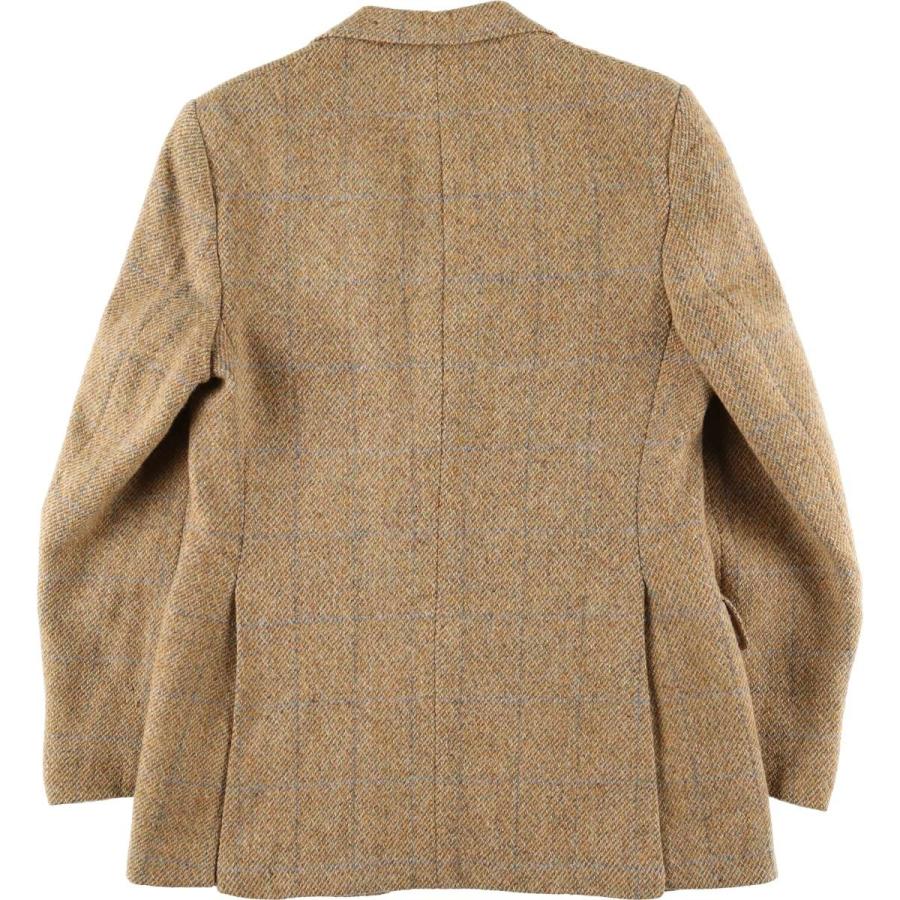 【美品】60s DUNN＆Co. ×ハリスツイード テーラードジャケット L 古着 60~70年代 Dunn and Co Harris Tweed ハリスツイード チェック柄