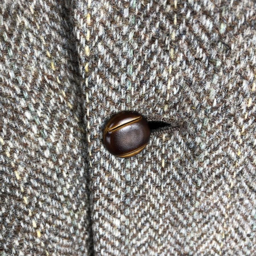 古着 EATON Harris Tweed ハリスツイード ヘリンボーン ウール