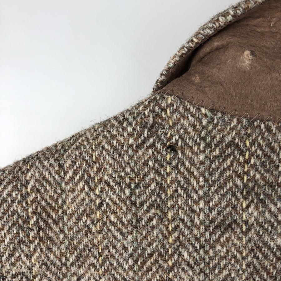 古着 EATON Harris Tweed ハリスツイード ヘリンボーン ウール