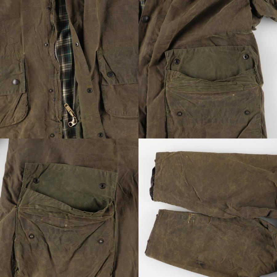 古着 80年代 バブアー ゲームフェアー 2ワラント ワックスコットン