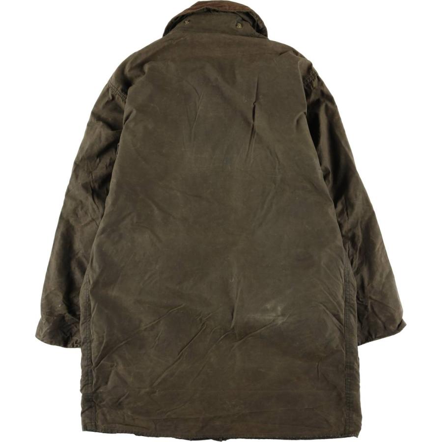3ワラント Barbour border size38 古着 90年代 バブアー Barbour BORDER ボーダー 旧3ワラント ワックス