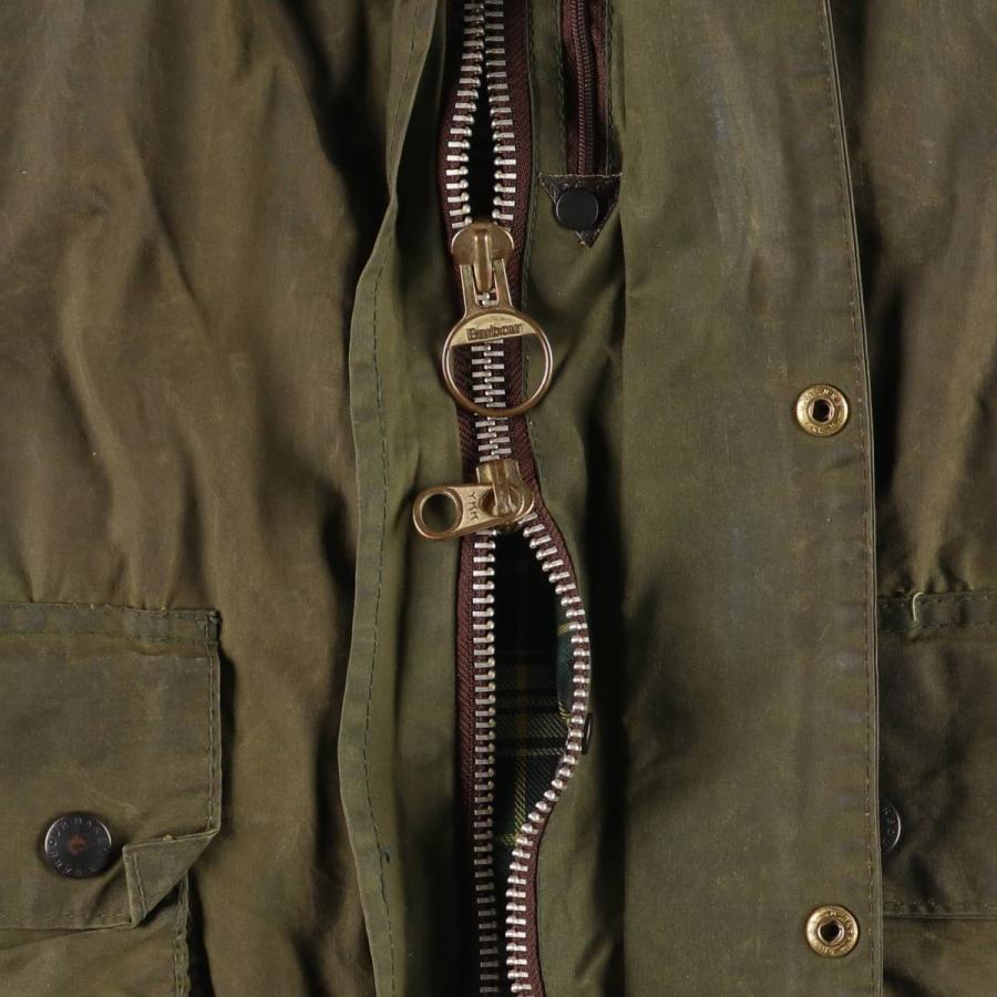 古着 80~90年代 バブアー Barbour BORDER ボーダー 旧3ワラント