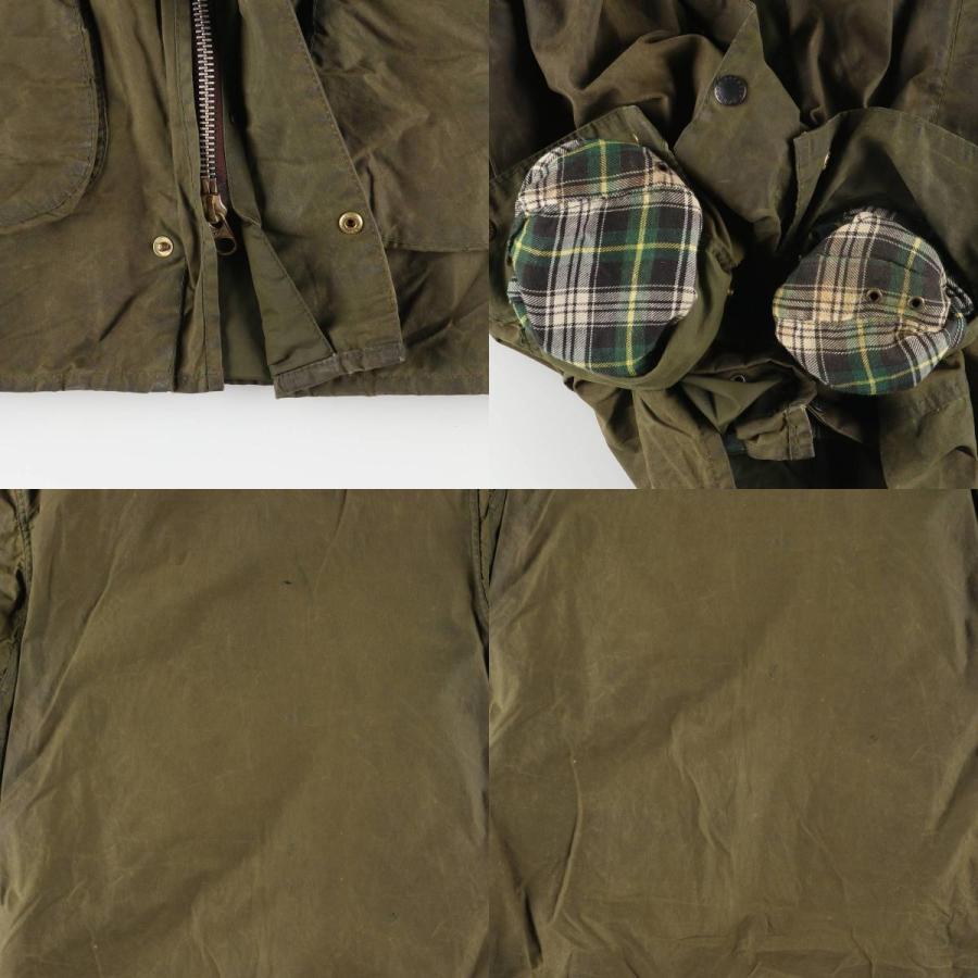 古着 80~90年代 バブアー Barbour BORDER ボーダー 旧3ワラント