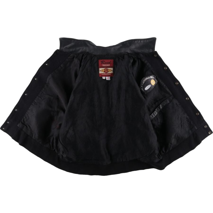 古着 80~90年代 Reed Ford フォード 襟付き 袖革ウールボタン