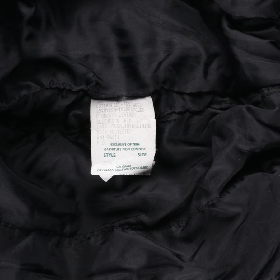 90s カナダ製 CONCORD 刺繍 袖革 ウール オーバーサイズ スタジャン 90s カナダ製 CONCORD 刺繍 袖革 ウール オーバーサイズ スタジャン