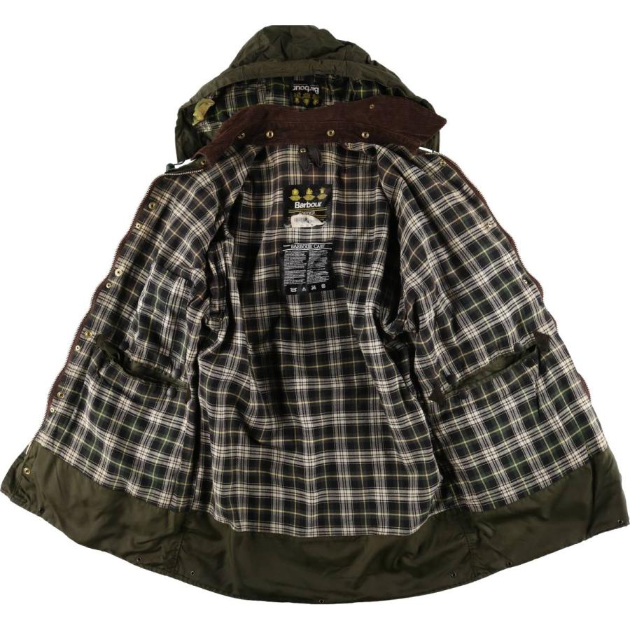 Barbour バブアー ボーダー 3ワラント オイルドジャケット 36 Barbour バブアー ボーダー 3ワラント オイルドジャケット 36 80s