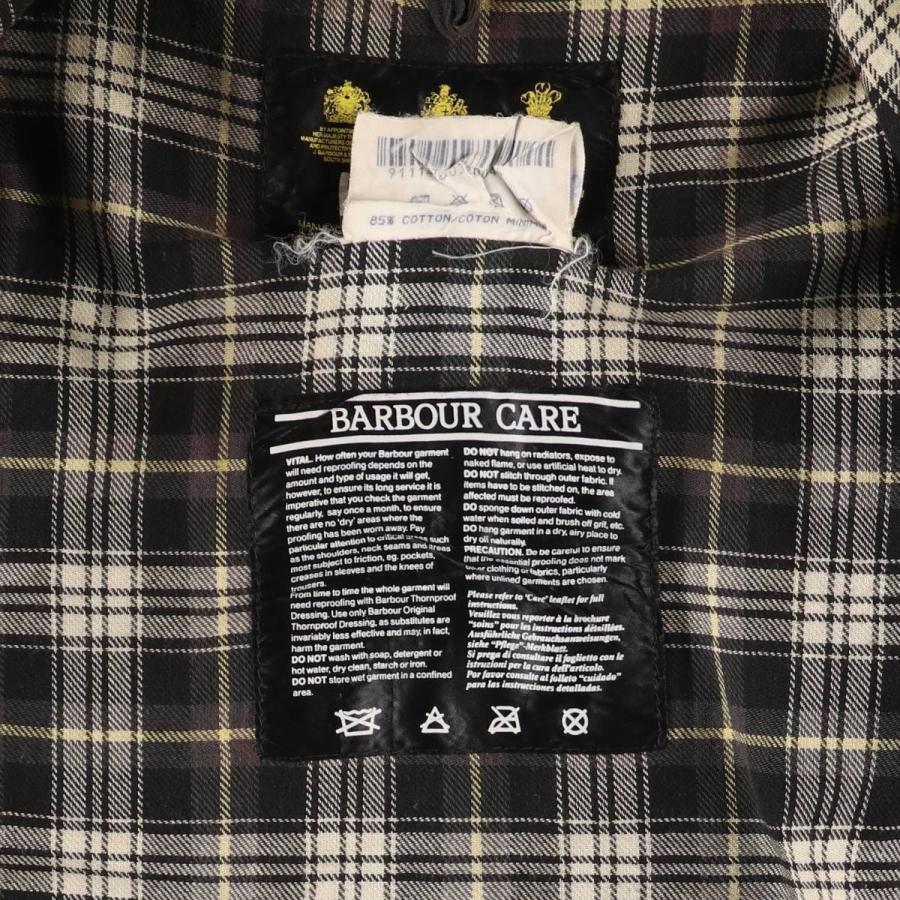 Barbour バブアー ボーダー 3ワラント オイルドジャケット 36 Barbour バブアー ボーダー 3ワラント オイルドジャケット 36 80s