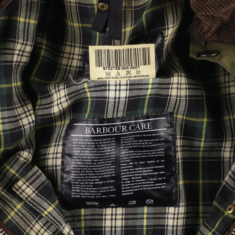 古着 90年代 バブアー Barbour BEDALE ビデイル 旧3ワラント ワックス