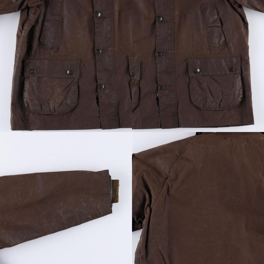 古着 90年代 バブアー BEDALE ビデイル 旧3ワラント ワックスコットン
