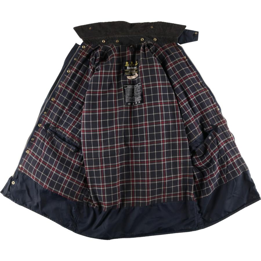古着 90年代 バブアー Barbour BORDER ボーダー 旧3ワラント ワックス
