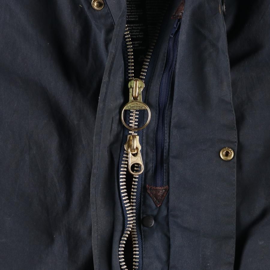 古着 90年代 バブアー Barbour BORDER ボーダー 旧3ワラント ワックス