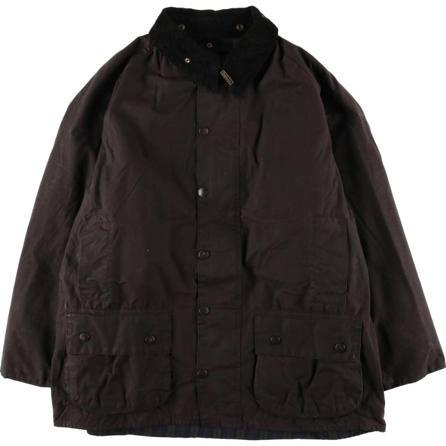 ※専用！93年製！3ワラントタグ！英国製！バブアークラシックビューフォートC46 Barbour - 古着 90年代 バブアー Barbour BEAUFORT ビューフォート 旧3
