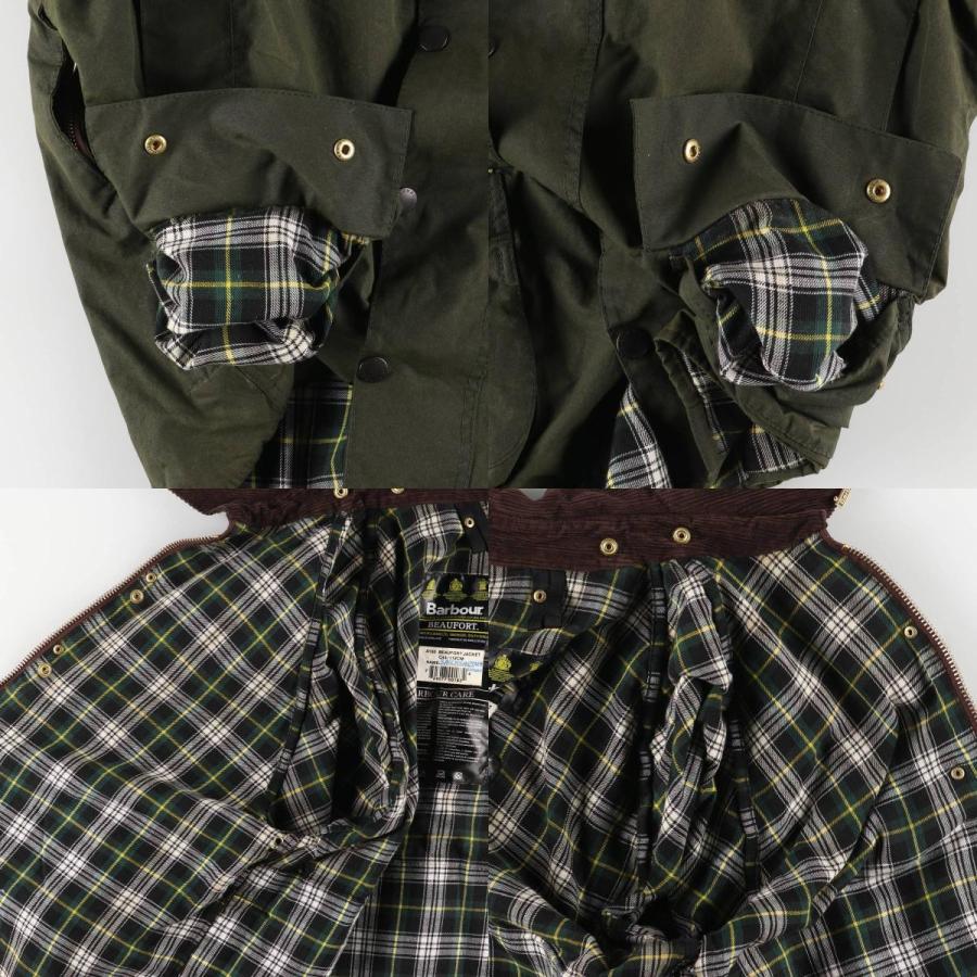 古着 80~90年代 バブアー ビューフォート 旧3ワラント ワックス