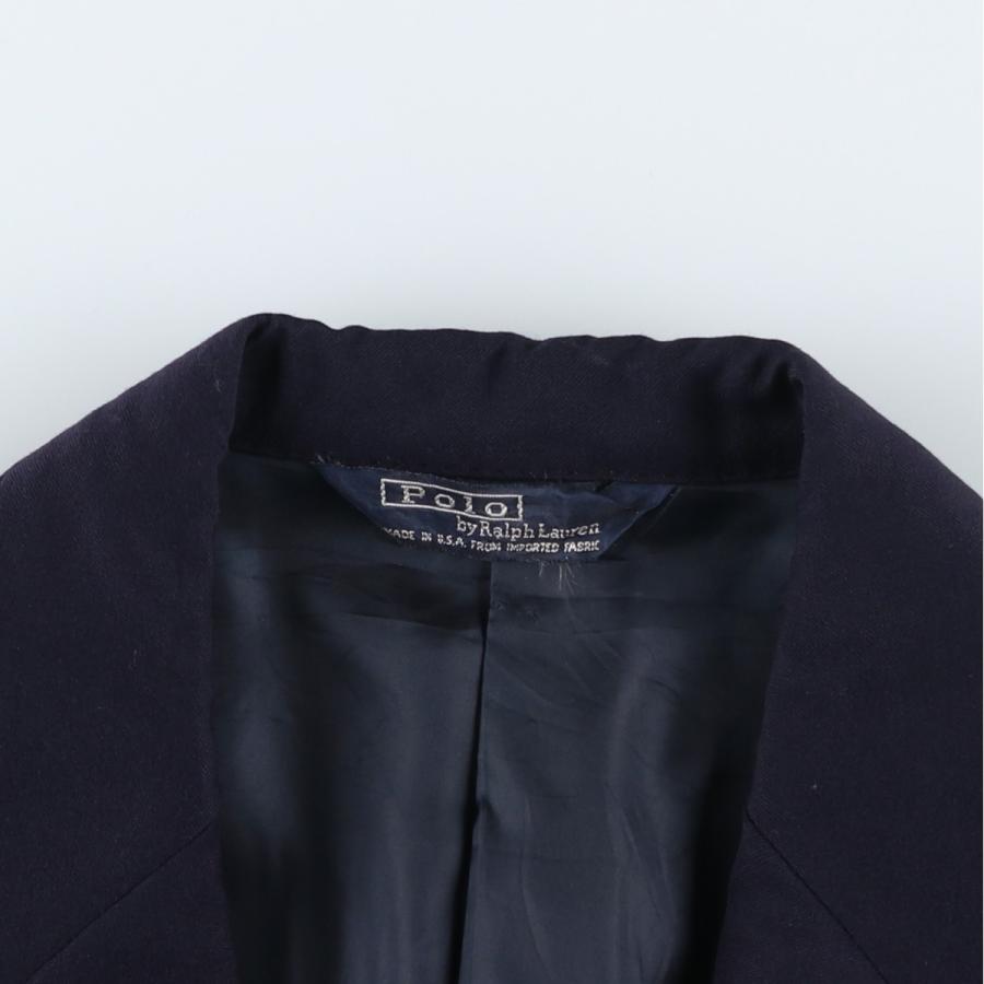 古着 90年代 ラルフローレン Ralph Lauren POLO by 紺ブレザー