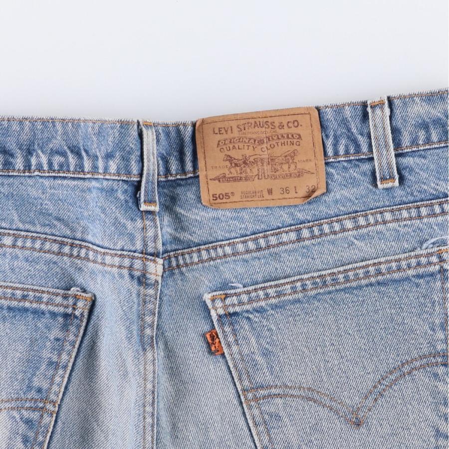 Levi's（リーバイス） 古着 90年代 505 REGULAR FIT STRAIGHT LEG