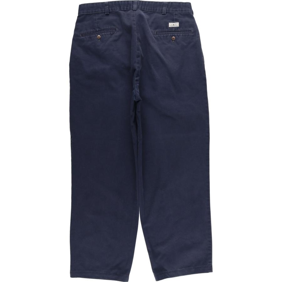 美品 ラルフローレン 日本製 ウールツータック 濃チャコール W34 古着 ラルフローレン Ralph Lauren LAUREN ローレン ツータック ウール